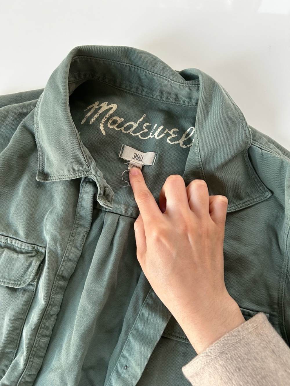 Madewell Green Utility Shirt